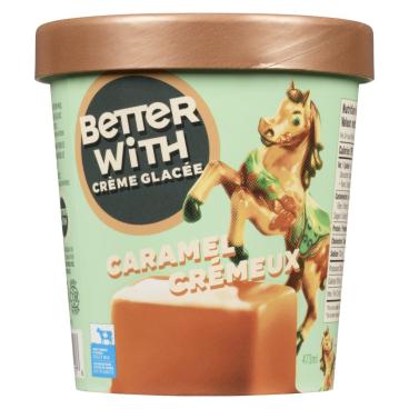 Betterwith Ice Cream Crème glacée caramel crémeux 473ml
