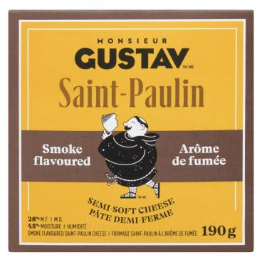 Monsieur Gustav Smoked Flavoured Saint-Paulin 190g