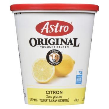 Astro Yogourt balkan citron 3.25% M.G. 650g