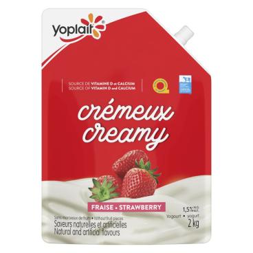 Yoplait Creamy Strawberry Stirred Yogurt 1.5% M.F. 2kg