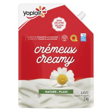 Yoplait Creamy Plain Yogurt 2.3% M.F. 2kg