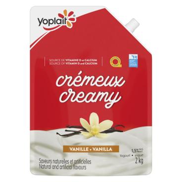 Yoplait Creamy Vanilla Stirred Yogurt 1.5% M.F. 2kg