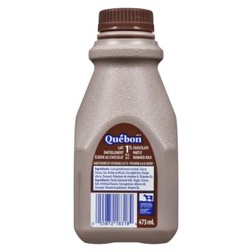 Québon Partly Skimmed Chocolate Milk 1% M.F. 473ml