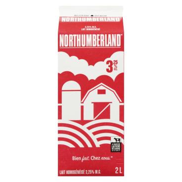 Northumberland Lait homogénéisé 3.25% M.G. 2L