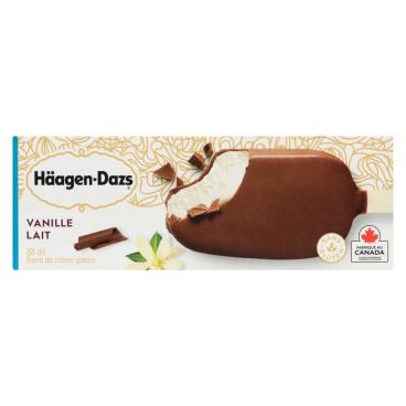 Häagen-Dazs Barre de crème glacée vanille lait 88ml