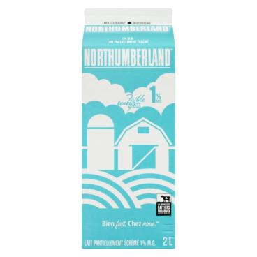 Northumberland Lait partiellement écrémé 1% M.G. 2L
