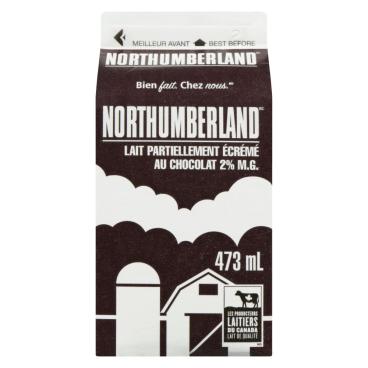 Northumberland Lait partiellement écrémé au chocolat 2% M.G. 473ml