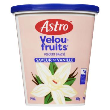 Astro Yogourt brassé vanille 1% M.G. 650g