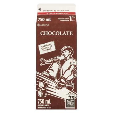 Sealtest Lait partiellement écrémé au chocolat 1% M.G. 750ml