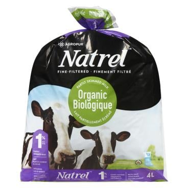 Natrel Organic Partly Skimmed Milk 1% M.F. 4L