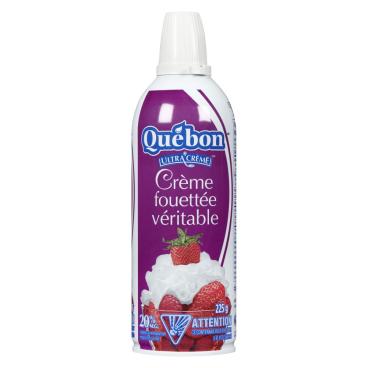 Québon Crème fouettée véritable 20% M.G. 225g