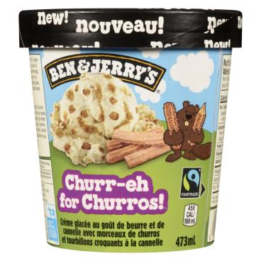 Ben & Jerry's Crème glacée churr-eh for churros! 473ml