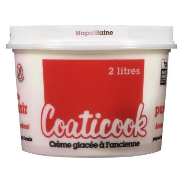 Coaticook Crème glacée à l'ancienne napolitaine 2L