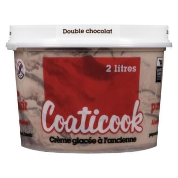 Coaticook Crème glacée à l'ancienne double chocolat 2L