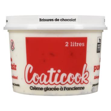 Coaticook Crème glacée à l'ancienne morceaux de chocolat 2L