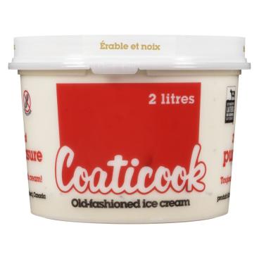 Coaticook Crème glacée à l'ancienne érable et noix 2L