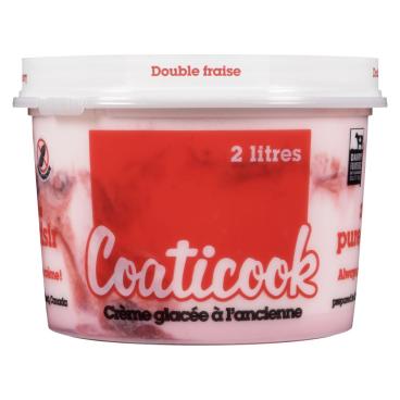 Coaticook Crème glacée à l'ancienne fraise 2L
