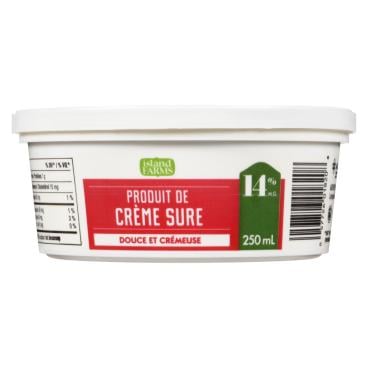 Island Farms Crème sure 14% M.G. 250ml
