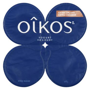 Oîkos Black Cherry Yogurt 9% M.F. 4x95g