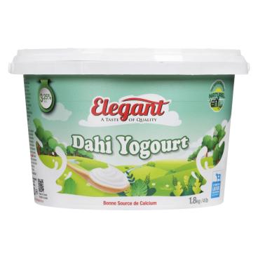 Elegant Dahi yogourt 3.25% M.G. 1.8kg