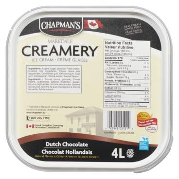Chapman's Dutch Chocolate Ice Cream 4L