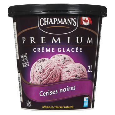 Chapman's Crème glacée premium cerise noire 2L