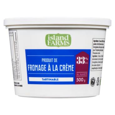 Island Farms Produit de fromage à la crème 33% M.G. 500g