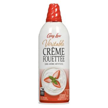 Gay Lea Crème fouettée véritable 20% M.G. 225g