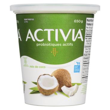 Activia Yogourt probiotique noix de coco 650g