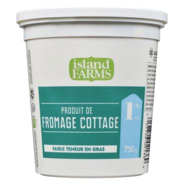 Island Farms Fromage cottage façon artisanale 1% M.G. 750g