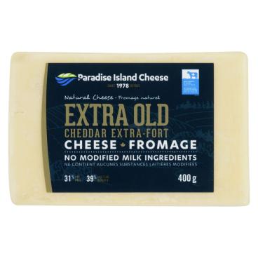 Paradise Island Cheese Extra Old White Cheddar 400g