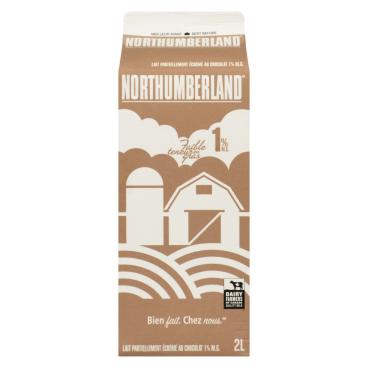 Northumberland Lait partiellement écrémé au chocolat 1% M.G. 2L