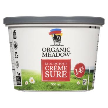Organic Meadow Crème sure biologique 14% M.G. 500ml