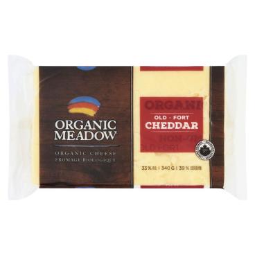 Organic Meadow Organic Old Cheddar Aged 12 Months 340g