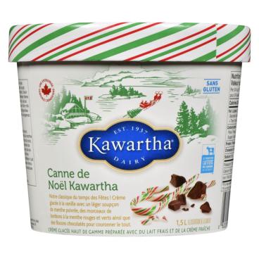 Kawartha Dairy Crème glacée canne de Noël 1.5L