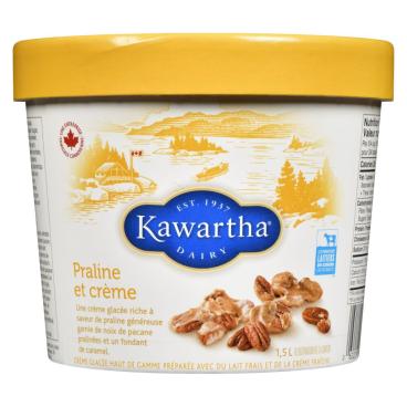 Kawartha Dairy Crème glacée pralines et crème 1.5L