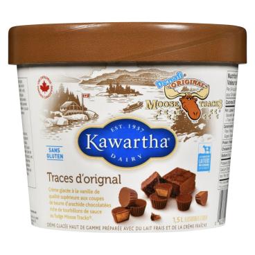 Kawartha Dairy Crème glacée traces d'orignal 1.5L