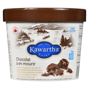 Kawartha Dairy Crème glacée chocolat à en mourir 1.5L