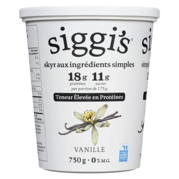 Siggi's Skyr vanille 0% M.G. 750g