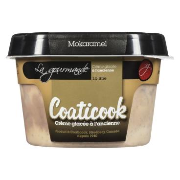 Coaticook La Gourmande Crème glacée à l'ancienne mocharamel 1.5L