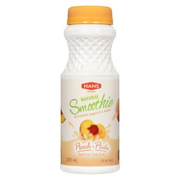 Hans Dairy Natural Peach Smoothie Drinkable Yogurt 200ml