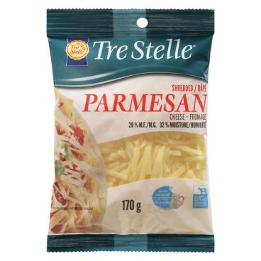 Tre Stelle Shredded Parmesan 170g