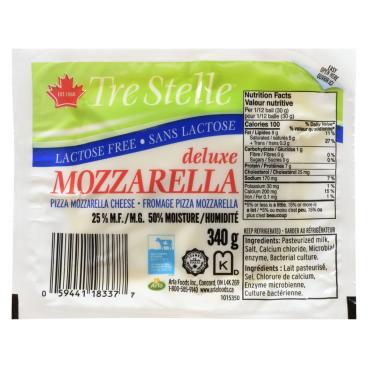Tre Stelle Lactose Free Deluxe Mozzarella 340g