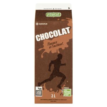 Island Farms Lait partiellement écrémé au chocolat 0.8% M.G. 2L