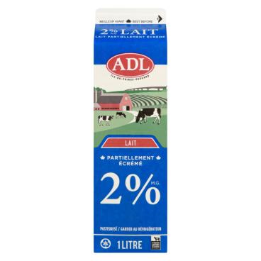 ADL Lait partiellement écrémé 2% M.G. 1L
