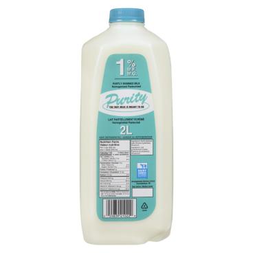 Purity Partly Skimmed Milk 1% M.F. 2L