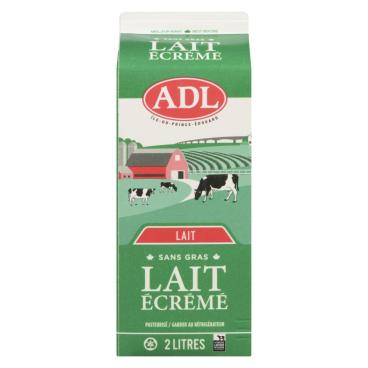 ADL Lait écrémé 0% M.G. 2L