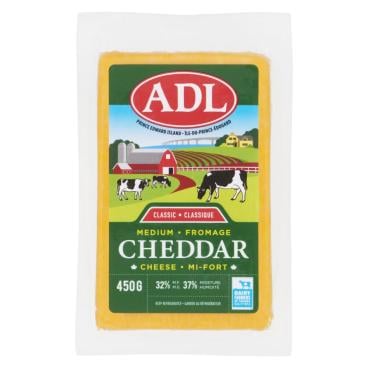 ADL Classic Medium Coloured Cheddar 450g