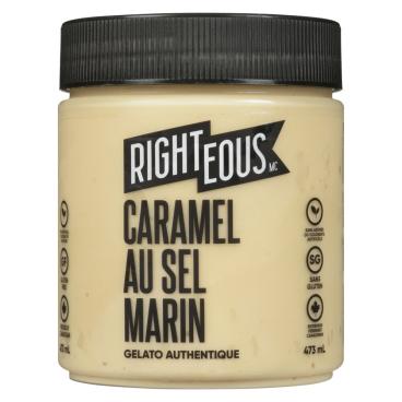 Righteous Gelato caramel au sel marin 473ml