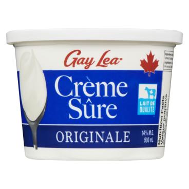 Gay Lea Crème sure 14% M.G. 500ml